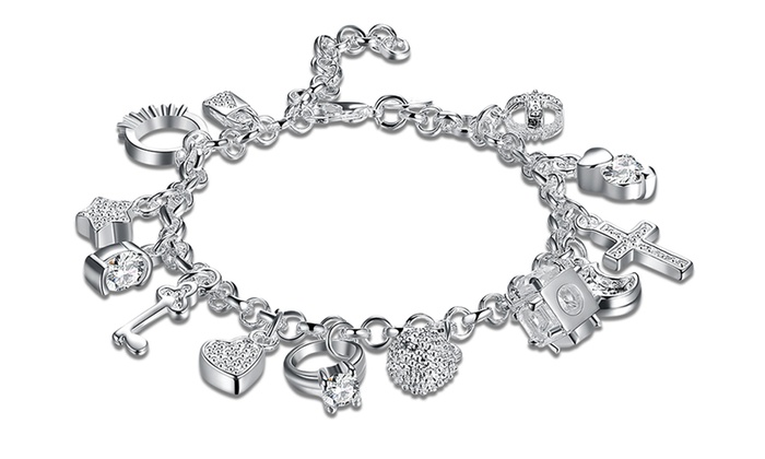 charm bracelet made with swarovski elements review