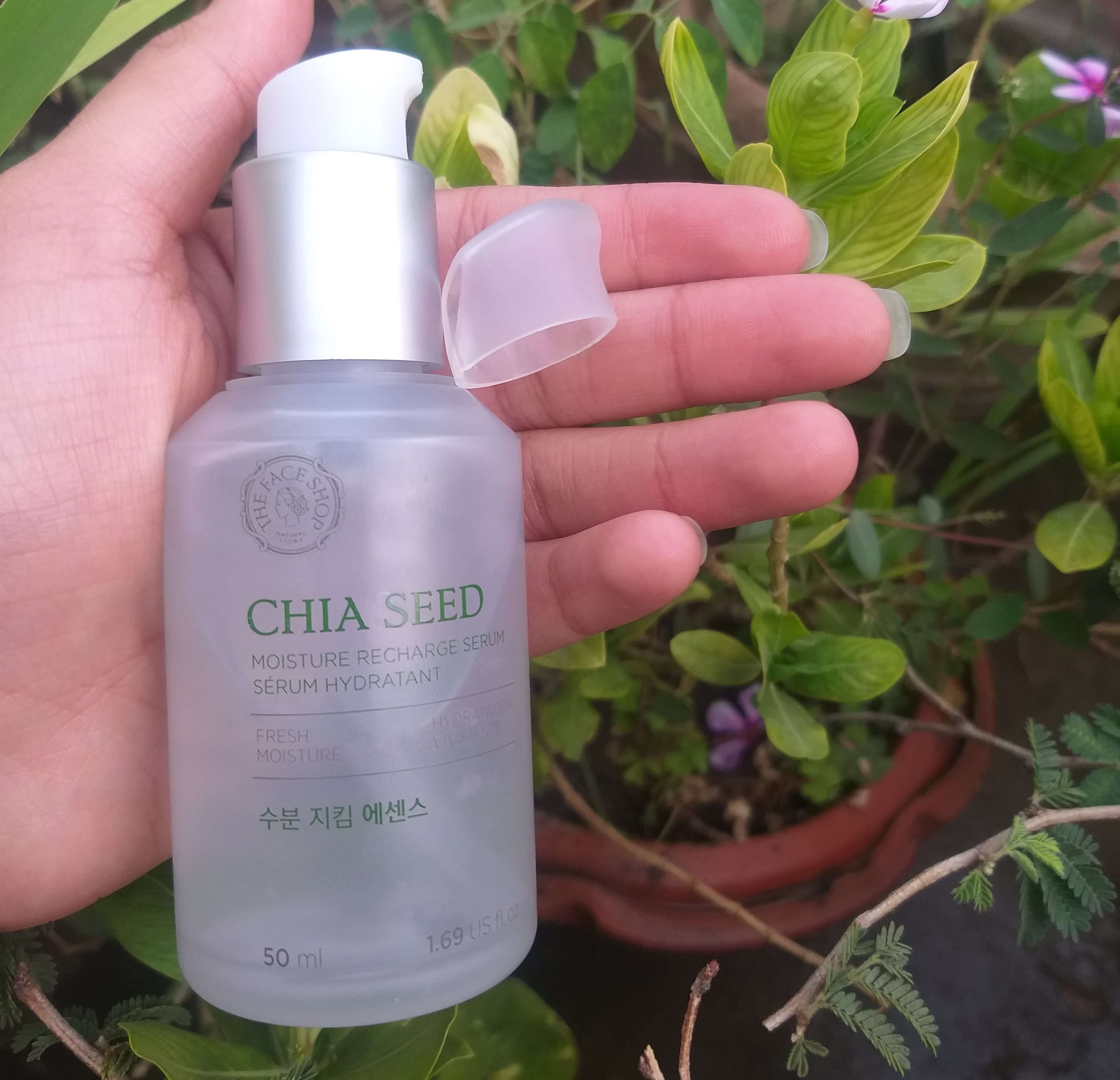 face shop chia seed serum review