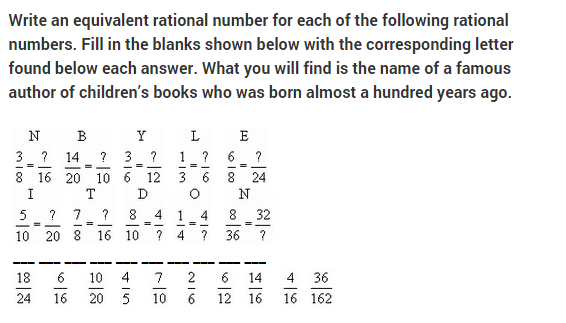 grade 9 rational numbers review