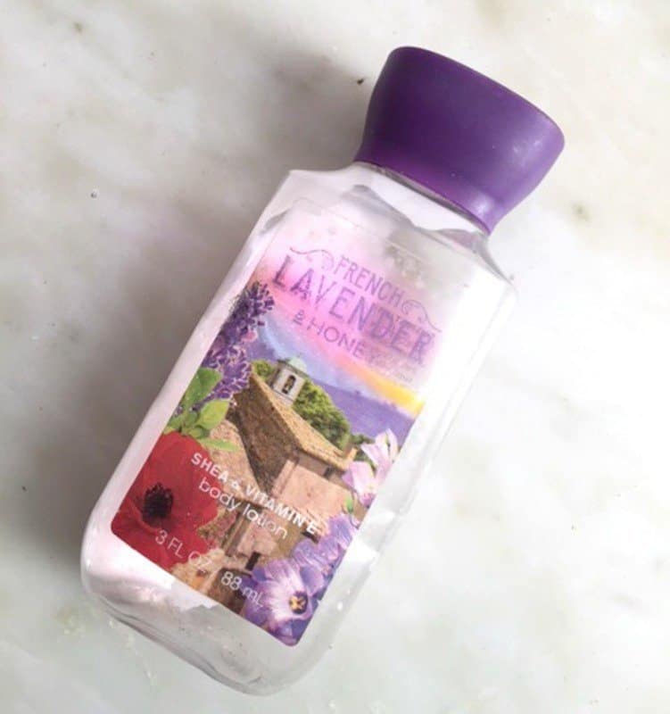 bath and body works french lavender and honey lotion review
