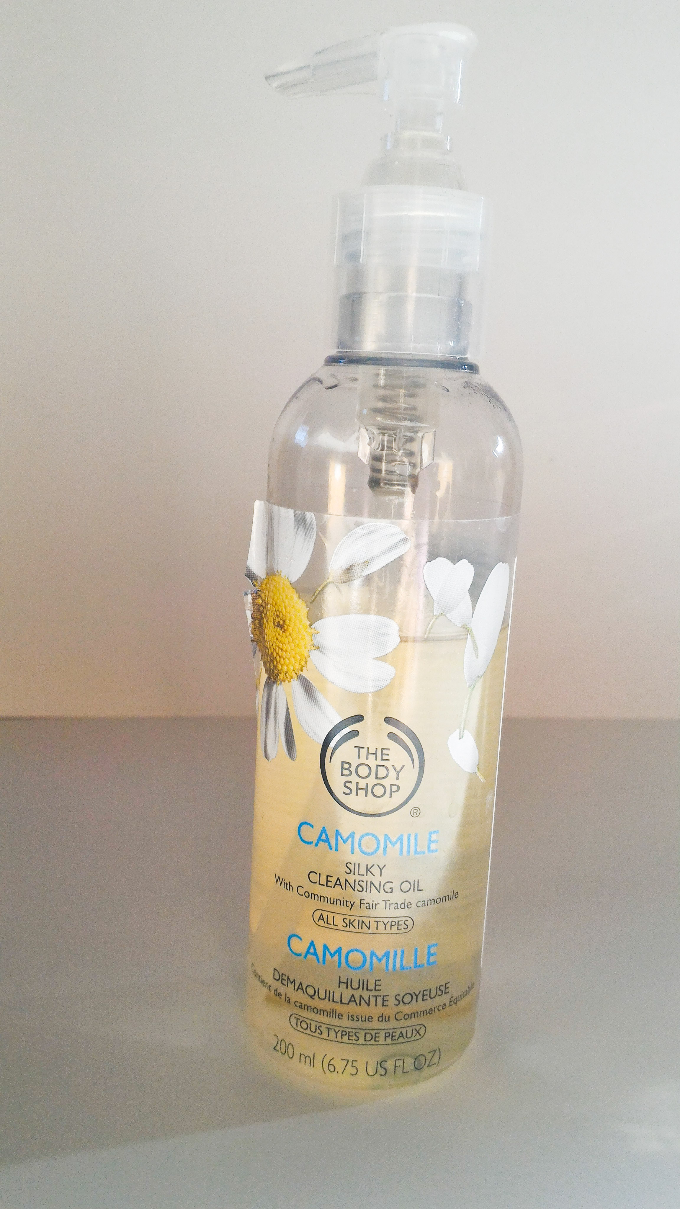 body shop camomile cleansing oil review
