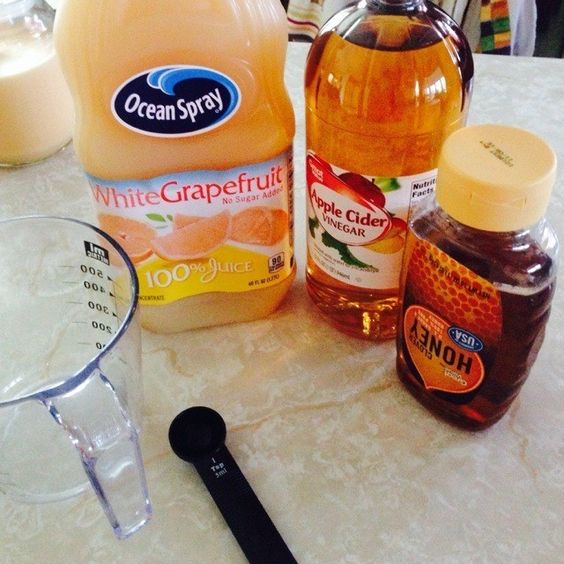 grapefruit juice apple cider vinegar honey reviews